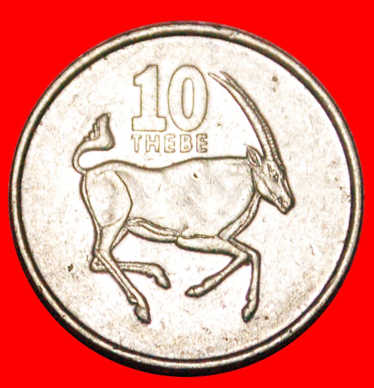  * GAZELLE (1998-2008): BOTSWANA ★ 10 THEBE 2002! OHNE VORBEHALT!   