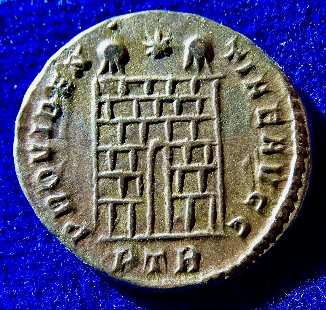  Münzstätte Trier, Rheinland-Pfalz, Römisches Imperium Konstantin der Große Æ3 Follis 324 AD, vz   