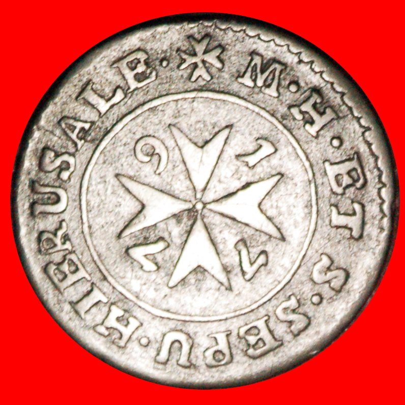 * ROHAN (1775-1797): MALTA ★ 2 TARI 1779 SILVER! RARE! LOW START ★ NO RESERVE!