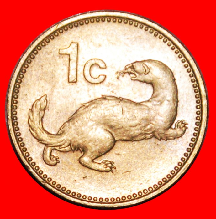 * GROSSBRITANNIEN (1991-2007): MALTA ★ 1 CENT 2001 WIESEL! OHNE VORBEHALT!