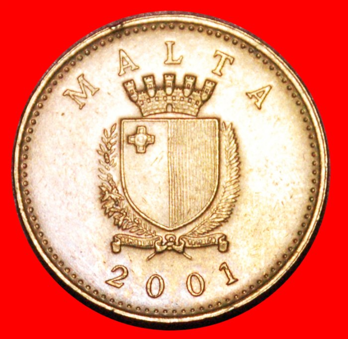  * GROSSBRITANNIEN (1991-2007): MALTA ★ 1 CENT 2001 WIESEL! OHNE VORBEHALT!   