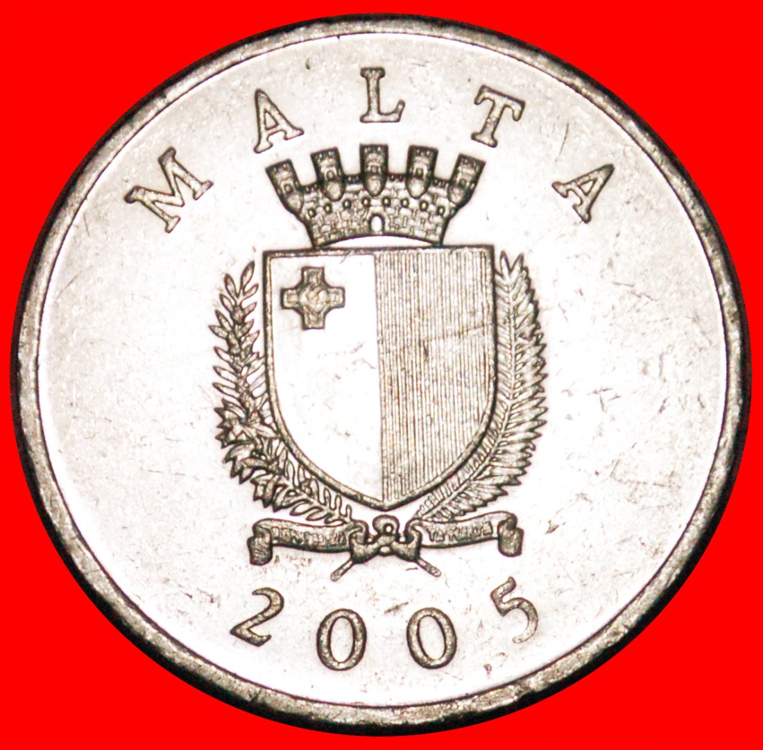  * GREAT BRITAIN BIRD (1991-2007): MALTA ★ 1 POUND 2005! MINT LUSTRE! LOW START ★ NO RESERVE!   