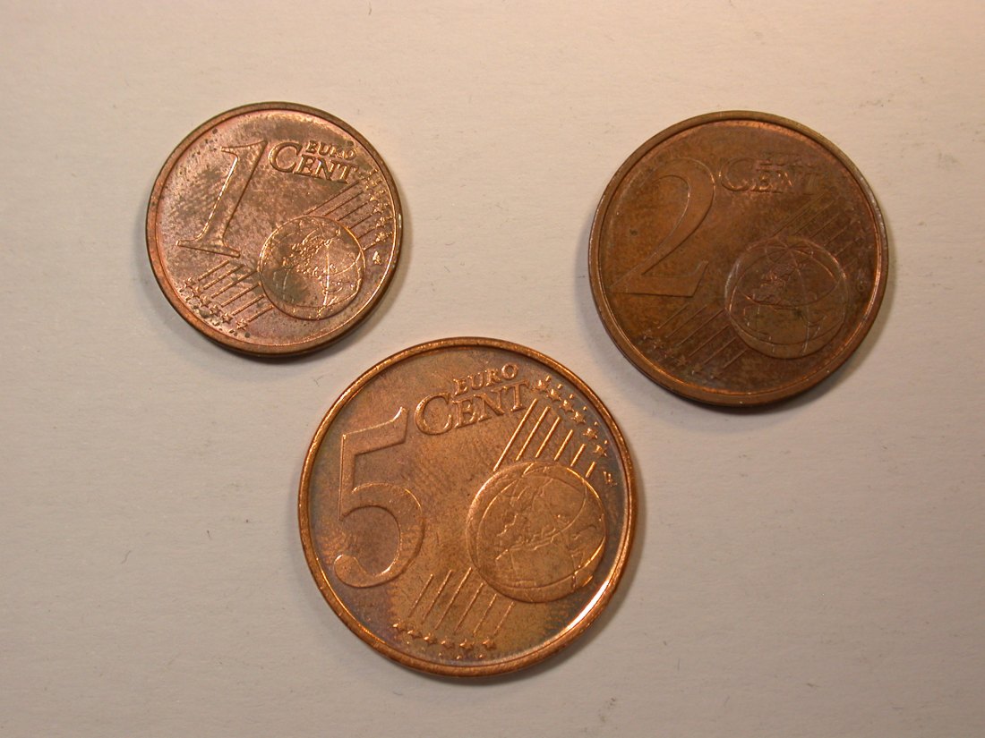  F18  1-5 Cent  1999/2000 Finnland, Belgien     Originalbilder   