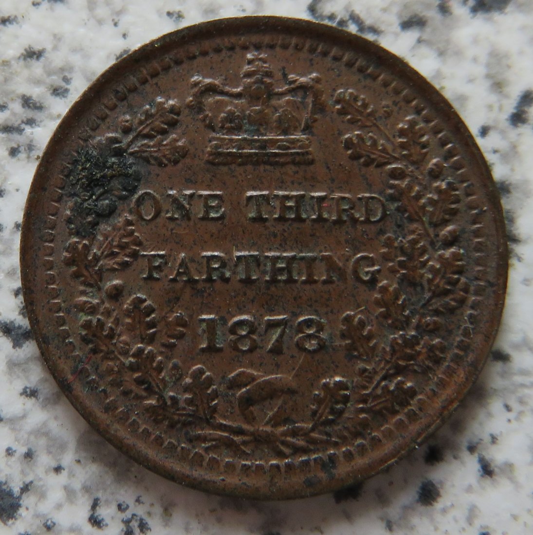  Großbritannien 1/3 Farthing 1878   