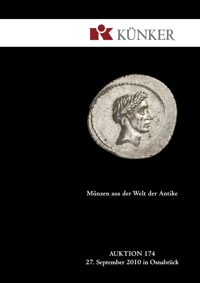  Künker (Osnabrück) 174 (2010) Münzen aus der Welt der Antike - Kelten ,Römer ,Griechen   