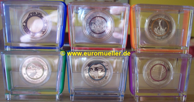 Deutschland LOT 4 - 6x 5 Euro Gedenkmünzen Deutschland 2016 - 2021 PP   