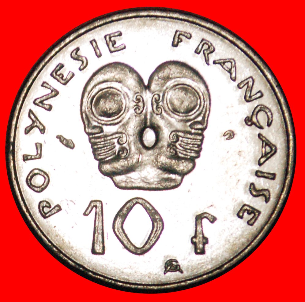  * FRANCE TIKIS (1972-2005): FRENCH POLYNESIA ★ 10 FRANCS 2002 DISOVERY COIN★LOW START! ★ NO RESERVE!   