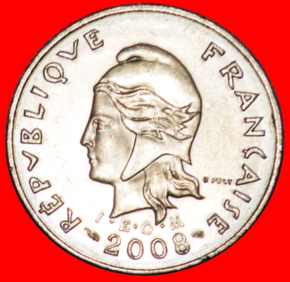  * FRANKREICH TIKI (2006-2020):FRANZÖSISCH POLYNESIEN★10 FRANCS 2008 ENTDECKUNG MÜNZE★OHNE VORBEHALT!   