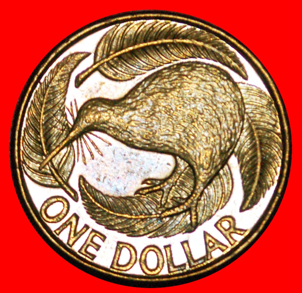* GROSSBRITANNIEN KIWI-VOGEL (1999-2021): NEUSEELAND 1 DOLLAR 2010! ★OHNE VORBEHALT!