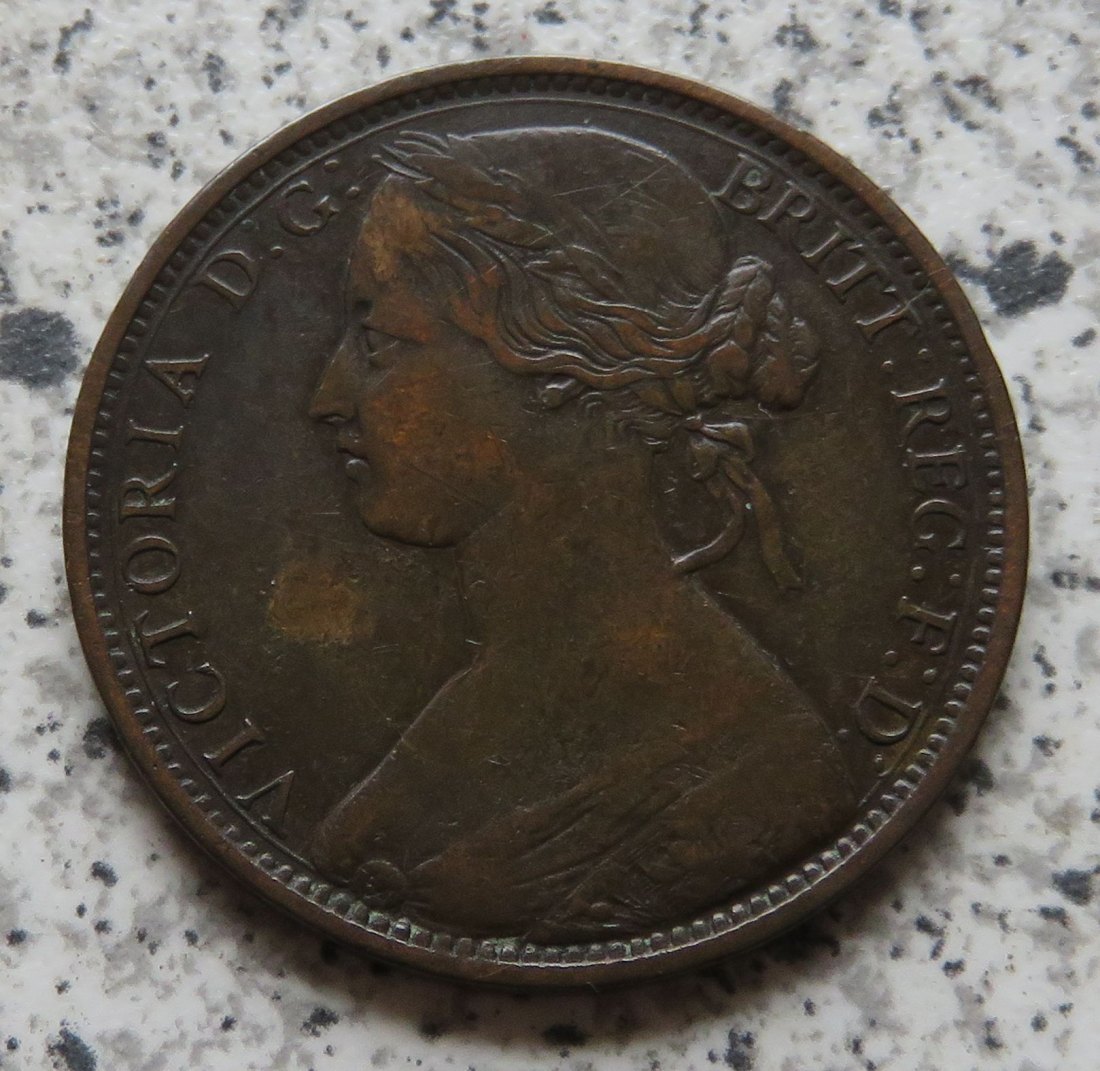  Großbritannien One Penny 1862   