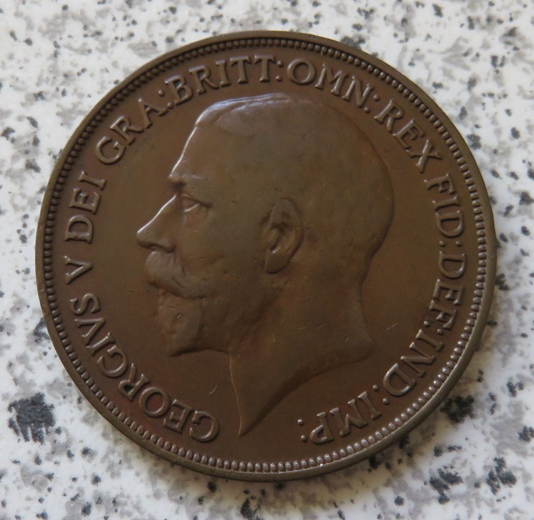  Großbritannien One Penny 1914   