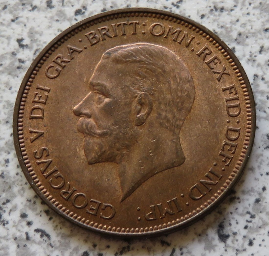  Großbritannien One Penny 1936, Erhaltung   