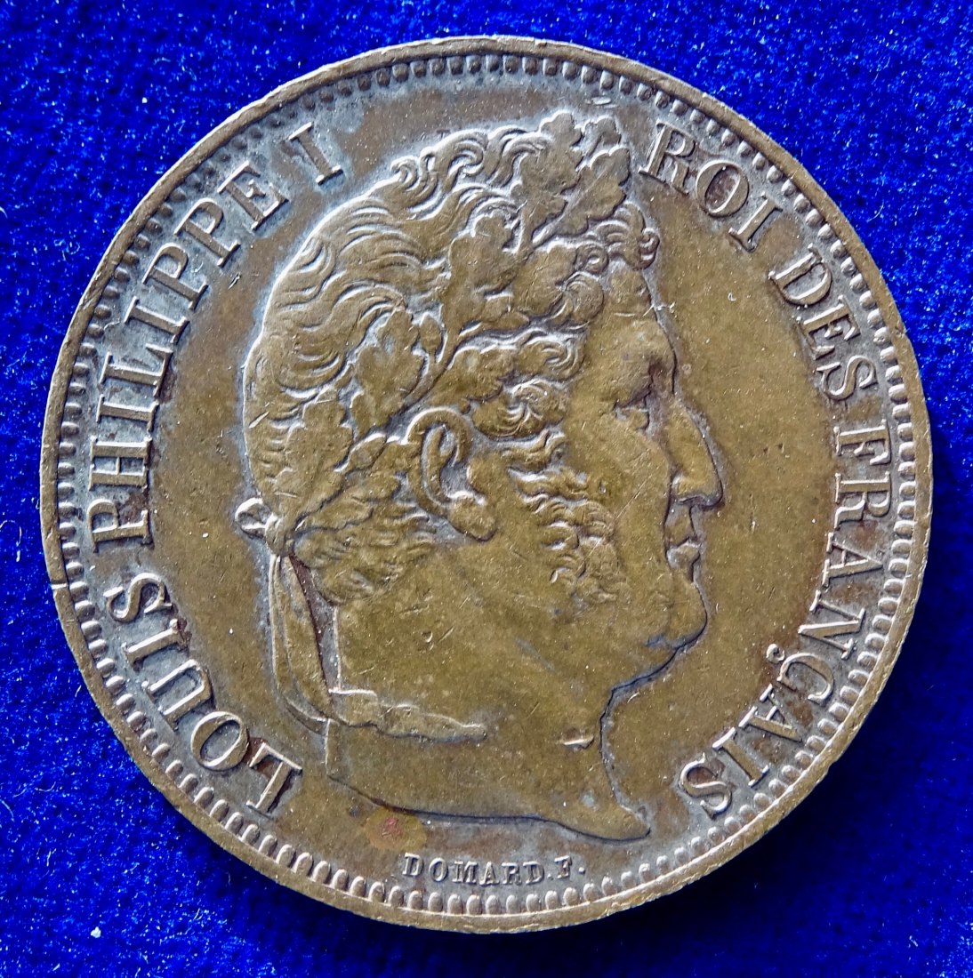  Frankreich 5 Francs 1831 Münzbesuch Cu-Münze   