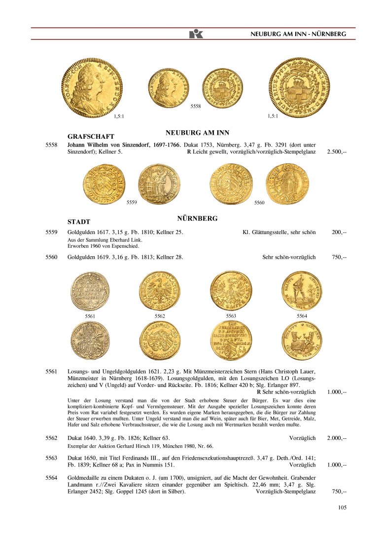  Künker (Osnabrück) 328 (2019) Goldprägungen | Deutsche Münzen ab 1871   