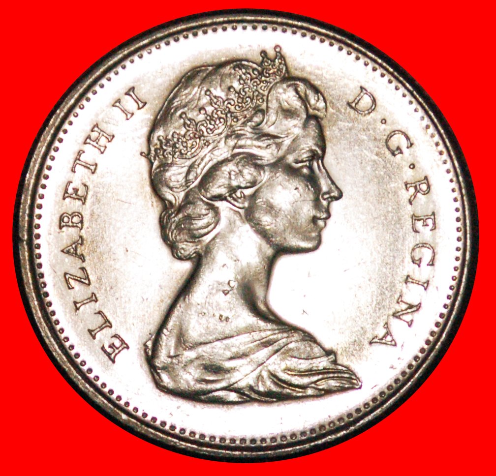  Ⰶ REN (1937-2025): KANADA ★ 25 CENT 1977 uSTG STEMPELGLANZ! ENTDECKUNG MÜNZE! OHNE VORBEHALT!   