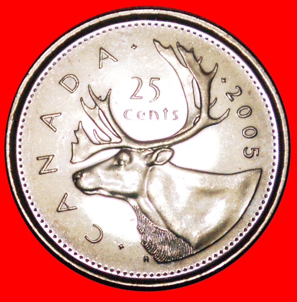  * REN (1937-2021): KANADA ★ 25 CENTS 2005P STG STEMPELGLANZ! OHNE VORBEHALT!   