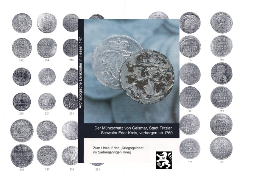  Klüssendorf - Der Münzschatz von Geismar - Stadt Fritzlar, Schwalm-Eder-Kreis, verborgen ab 1760   