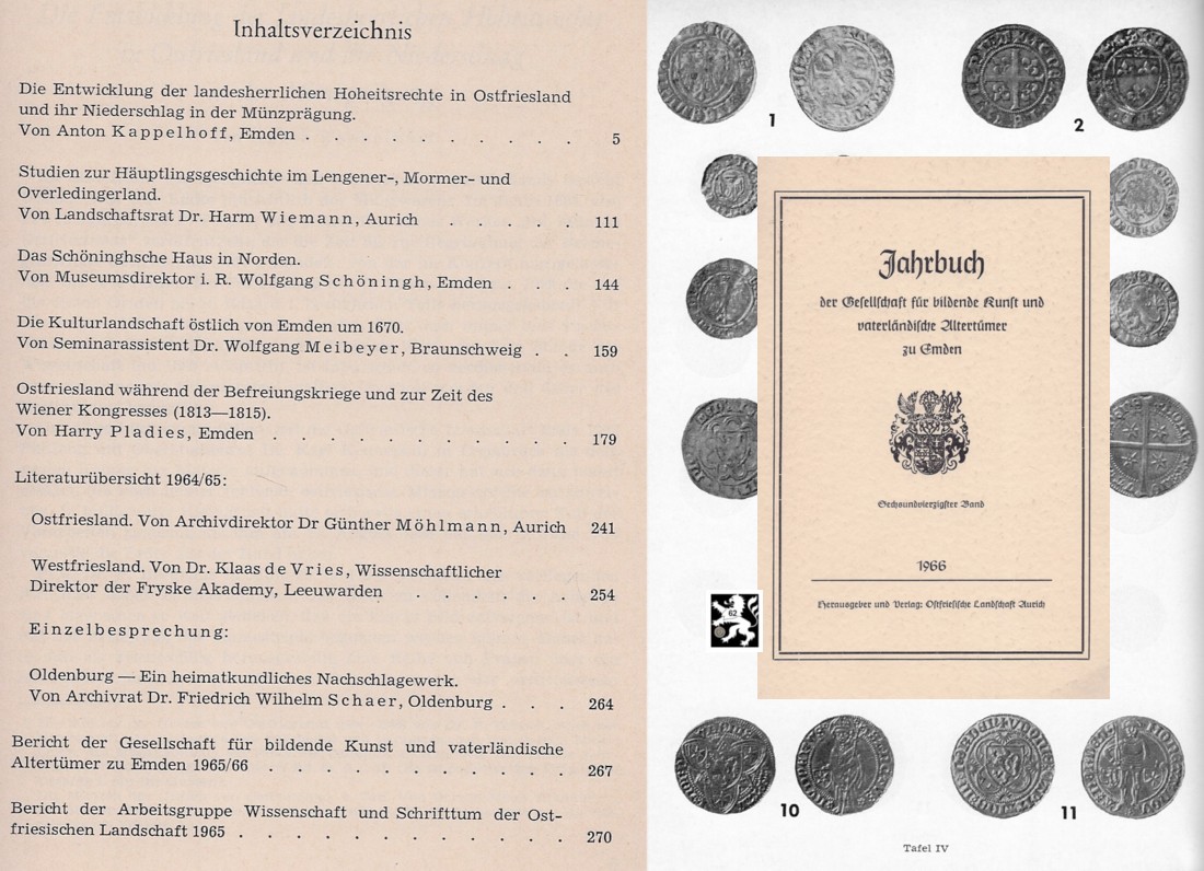  Kappelhoff - Entwicklung der Hoheitsrechte in Ostfriesland und Ihr Niederschlag in der Münzprägung   