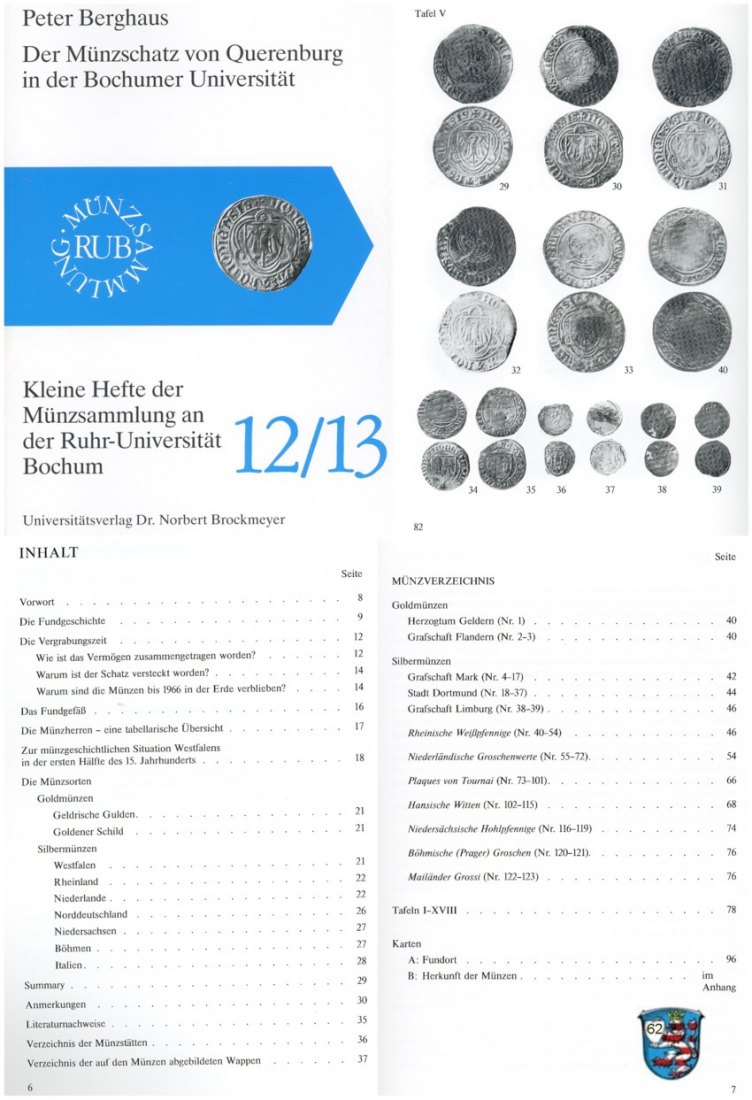  Berghaus - Der Münzschatz von Querenburg vergraben um 1444   