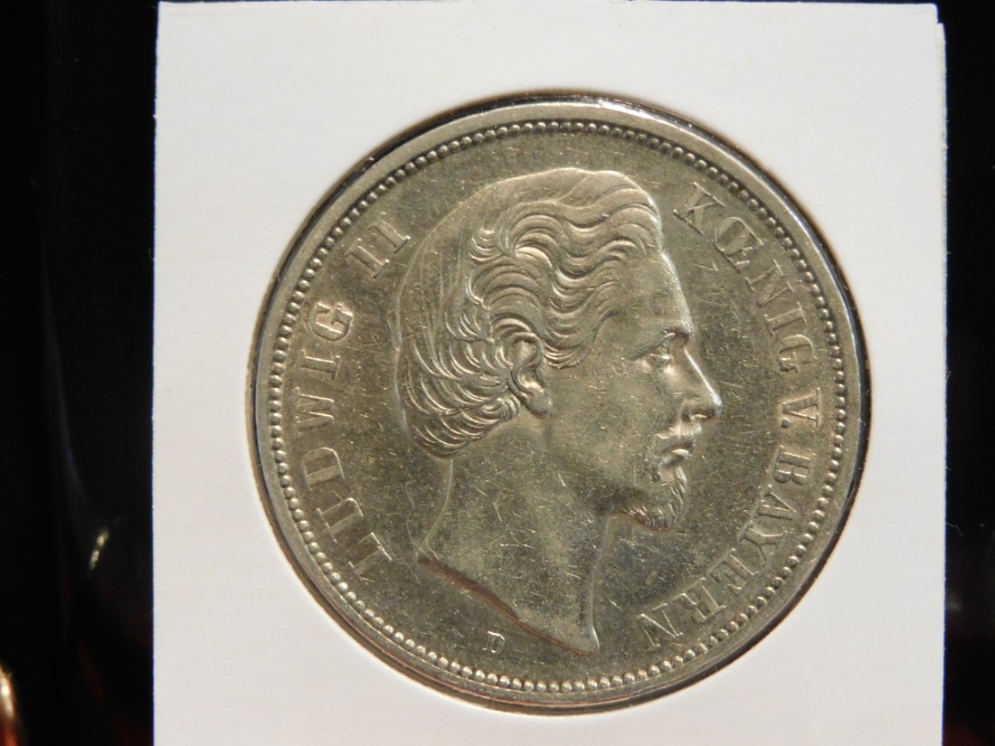 GERMANY 5 MARK 1974 BAVARIA.GRADE-PLEASE SEE PHOTOS.