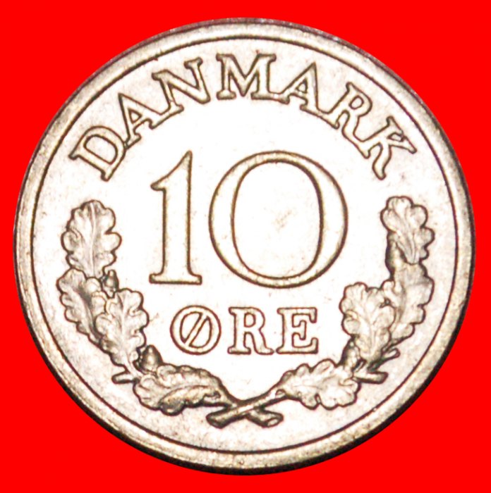  * MONOGRAMM (1960-1972): DÄNEMARK ★ 10 OERE 1965! FREDERIK IX. (1947-1972)  OHNE VORBEHALT!   