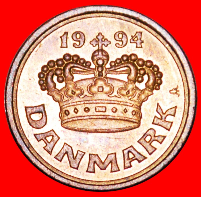  * CROWN (1989-2021): DENMARK ★ 50 ORE 1994! LOW START ★ NO RESERVE!   