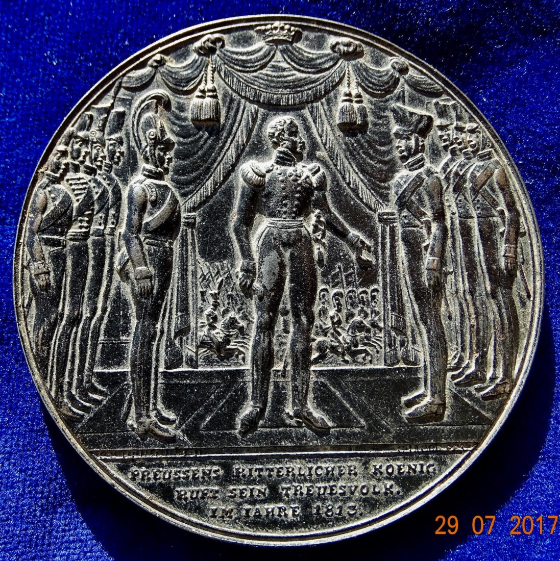  Berlin Fe- Medaille 1815 Befreiungskriege Königlich Preußische Eisengießerei   