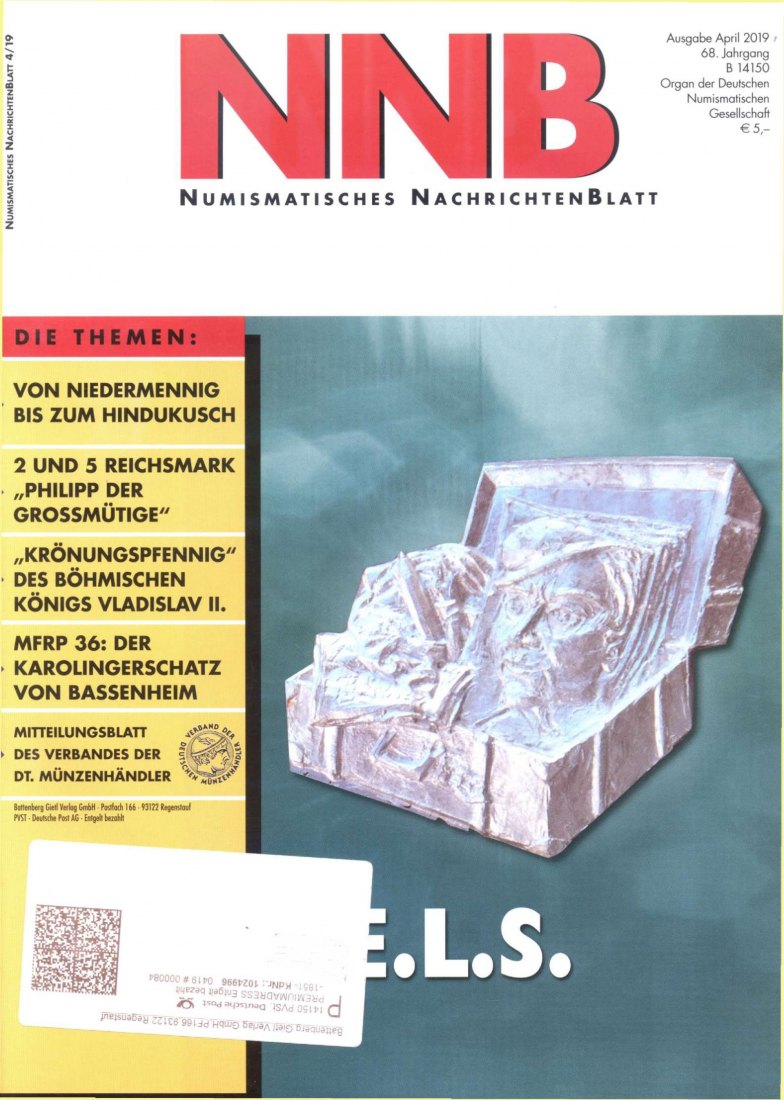  (NNB) Numismatisches Nachrichtenblatt 04/2019 Der Karolingerschatz von Bassenheim   