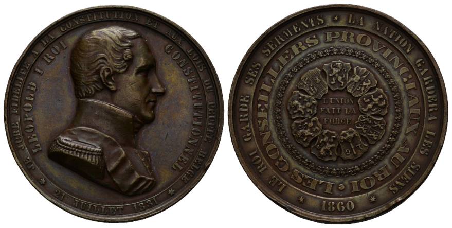  Medaille 1860; Bronze; 50,14 g; Ø 50,54 mm   