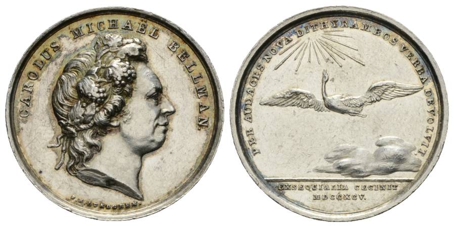  Medaille 1795; Silber; 12,76 g, Ø 30,83 mm   