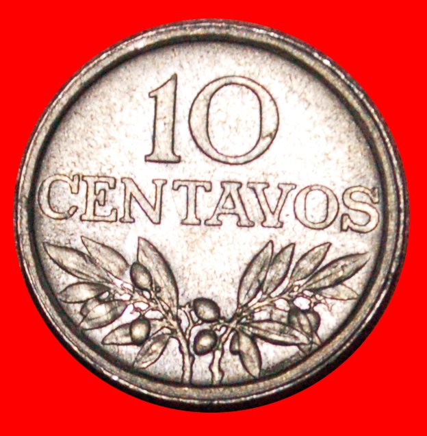  * OLIVEN (1969-1979): PORTUGAL ★ 10 CENTAVOS 1979 VZGL STEMPELGLANZ! OHNE VORBEHALT!   