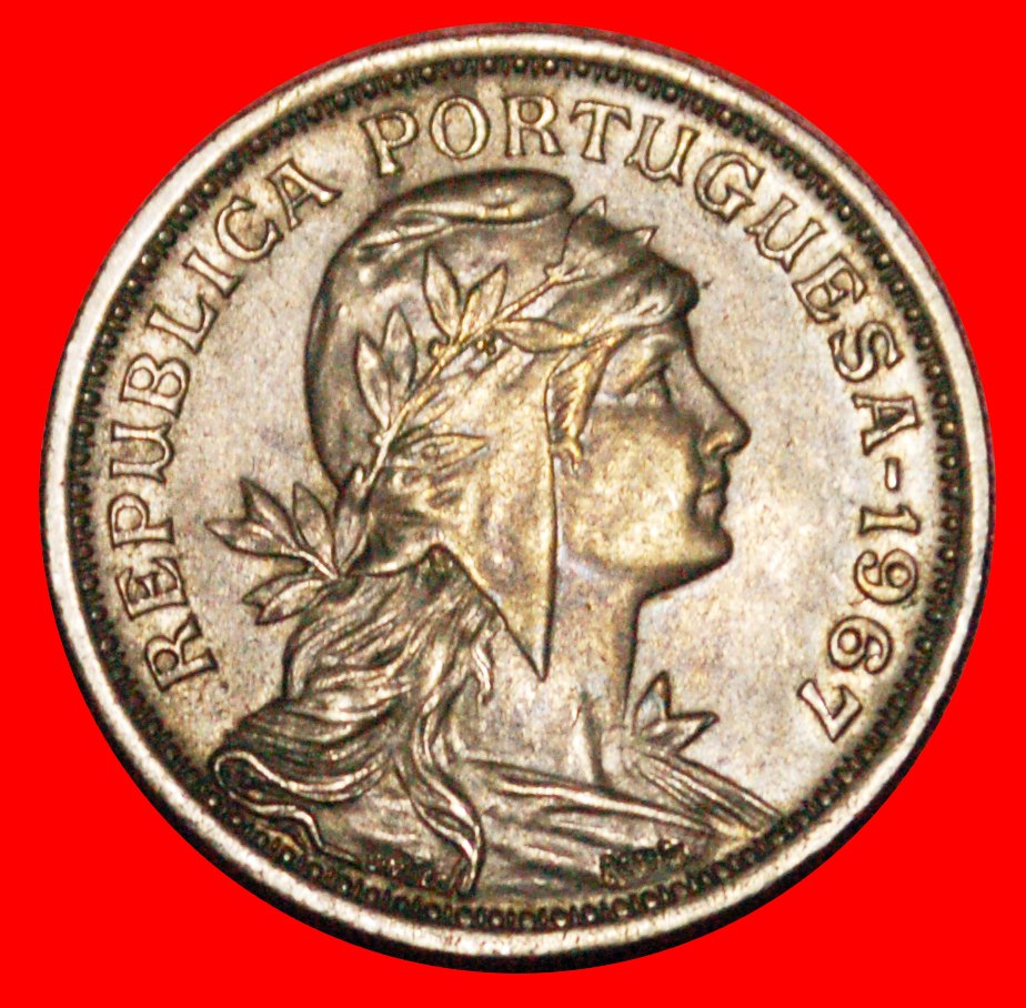  * FREIHEIT (1927-1968): PORTUGAL ★ 50 CENTAVOS 1967! OHNE VORBEHALT!   