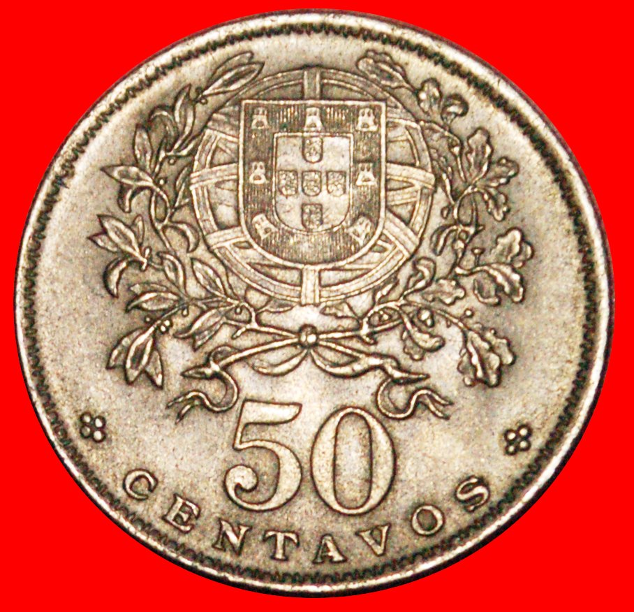  * FREIHEIT (1927-1968): PORTUGAL ★ 50 CENTAVOS 1967! OHNE VORBEHALT!   