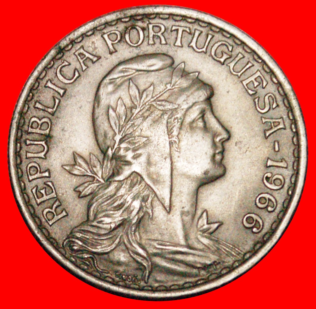 * LIBERTY (1927-1968): PORTUGAL ★ 1 ESCUDO 1966! LOW START ★ NO RESERVE!