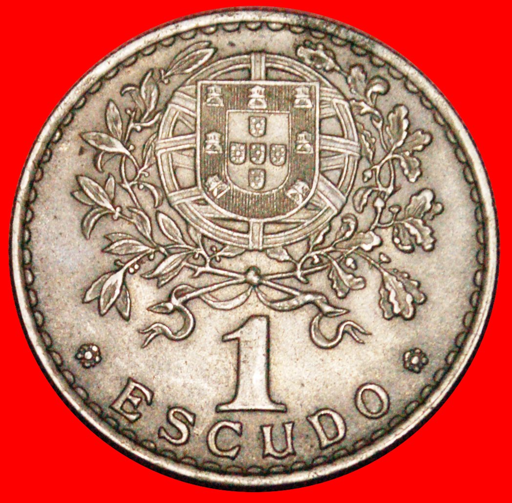  * LIBERTY (1927-1968): PORTUGAL ★ 1 ESCUDO 1966!  LOW START ★ NO RESERVE!   