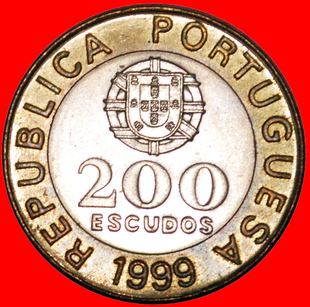  * ARMILLARSPHÄRE (1991-2001): PORTUGAL ★ 200 ESCUDOS 1999 ENTDECKUNG MÜNZE! OHNE VORBEHALT!   