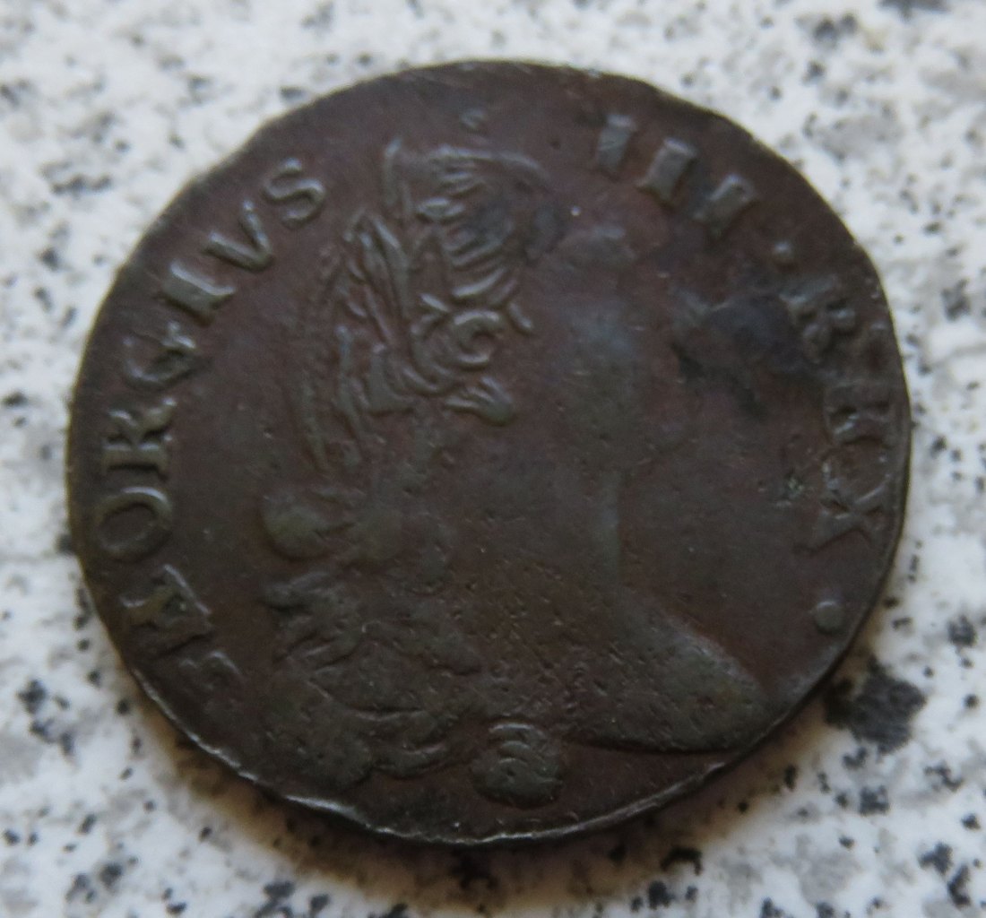  Irland half Penny 1781   