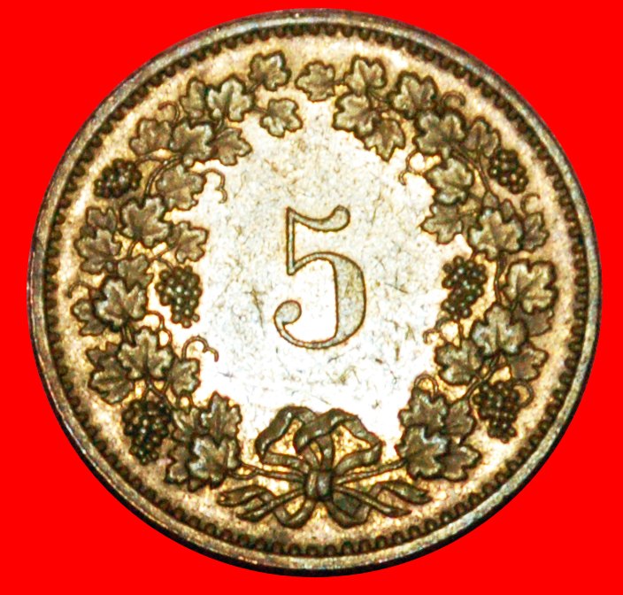  * LIBERTY (1879-2021): SWITZERLAND ★ 5 RAPPEN 1982! ★LOW START ★NO RESERVE!   