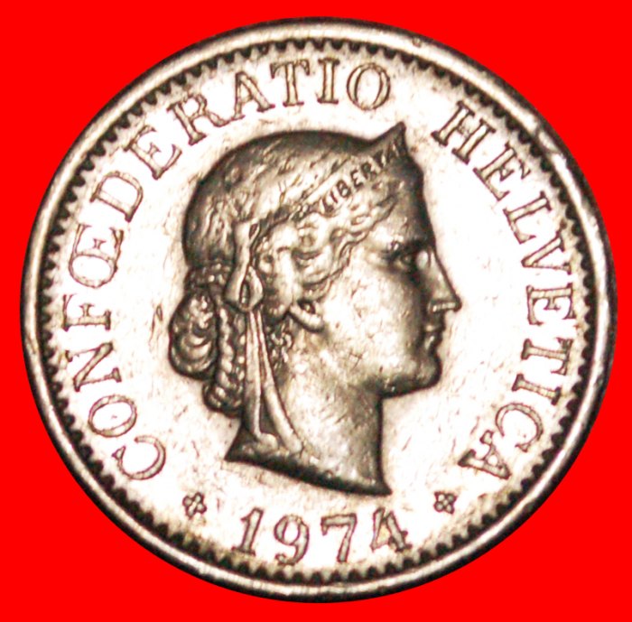 * LIBERTY (1879-2021): SWITZERLAND ★ 10 RAPPEN 1974! ★LOW START ★NO RESERVE!