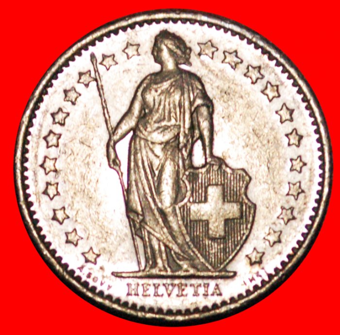  * WITHOUT STAR (1968-2021): SWITZERLAND ★ 1/2 FRANC 1980! ★LOW START ★NO RESERVE!   