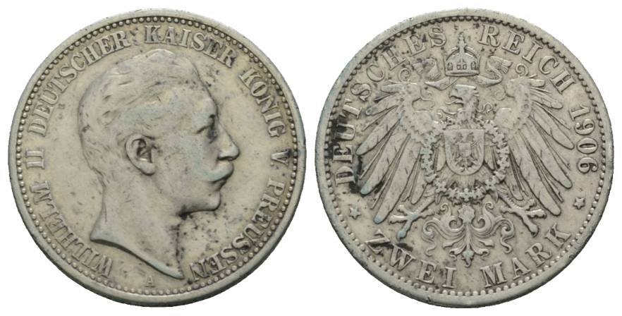 Kaiserreich; 2 Mark 1906   