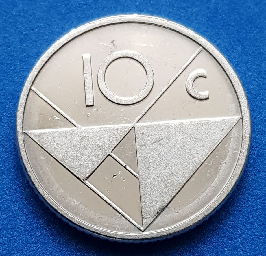 11864(2) 10 Cents (Aruba / Karibik) 2008 in vz-unc ................................ von Berlin_coins