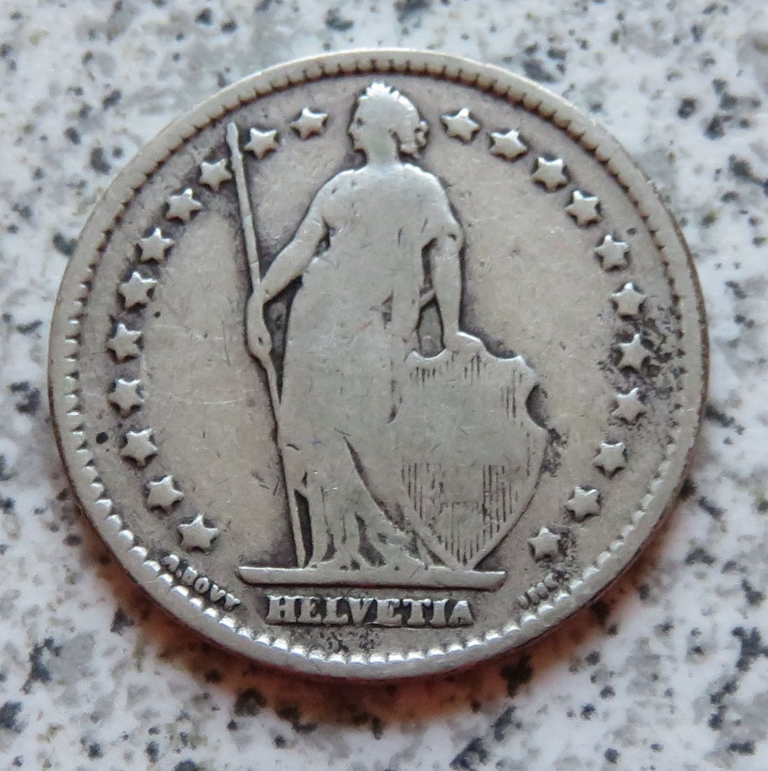  Schweiz 1 Franken 1900 B   