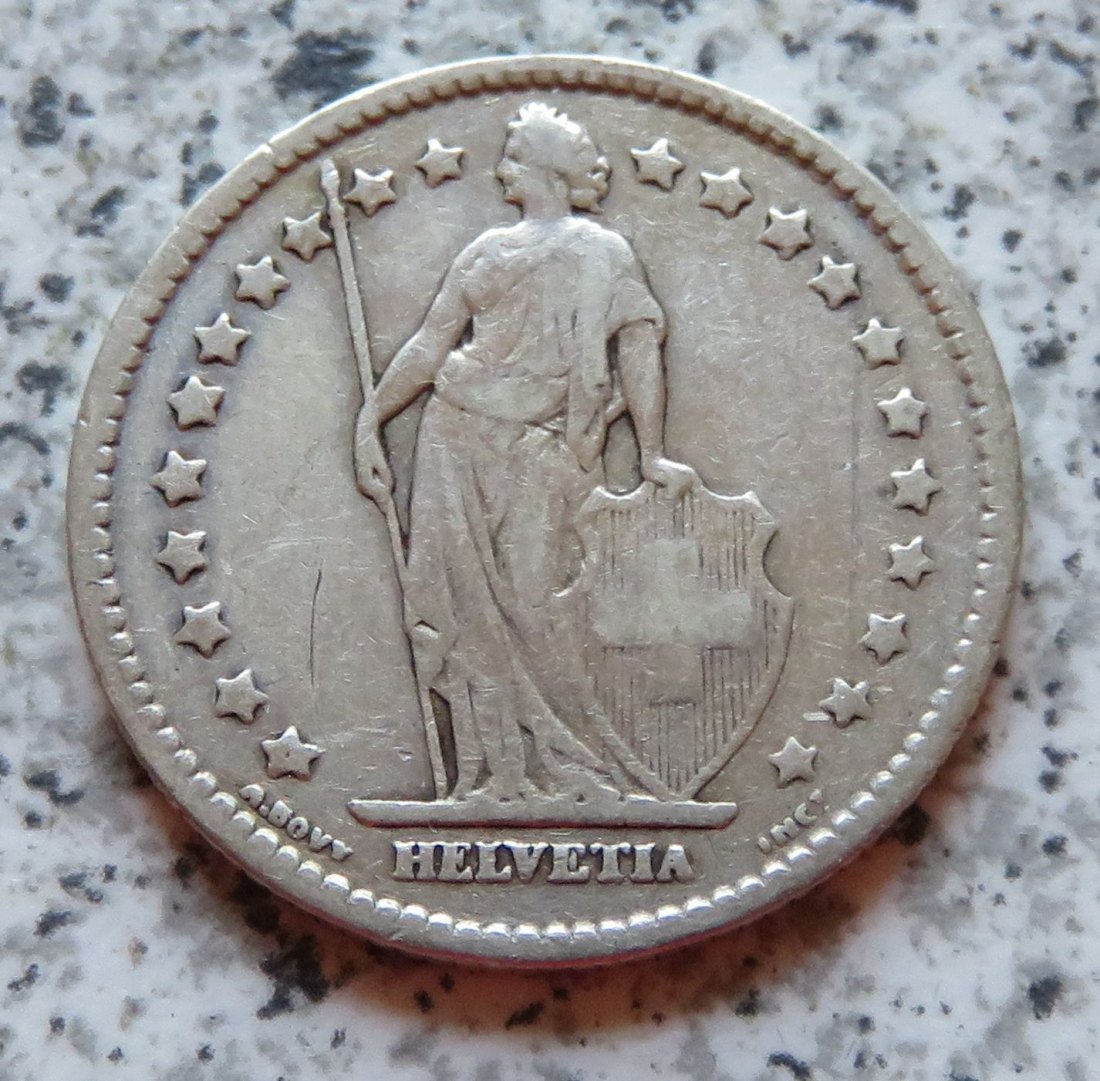  Schweiz 1 Franken 1906 B   