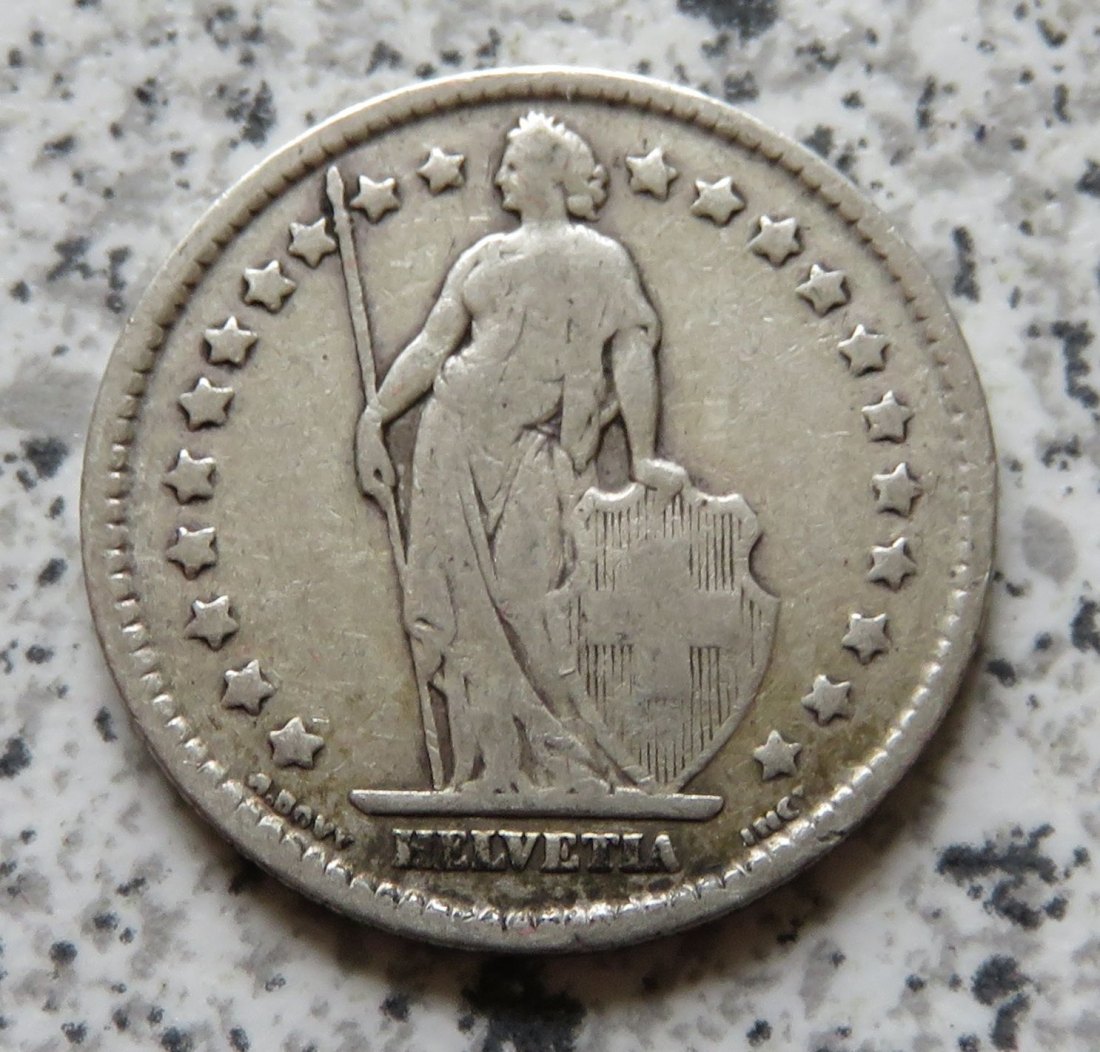  Schweiz 1 Franken 1911 B   