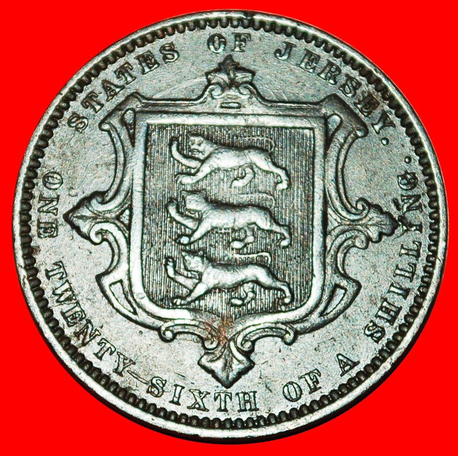  * GREAT BRITAIN (1866-1871): JERSEY ★ 1/26 SHILLING 1870! ERROR  INTERESTING LOW START ★ NO RESERVE!   