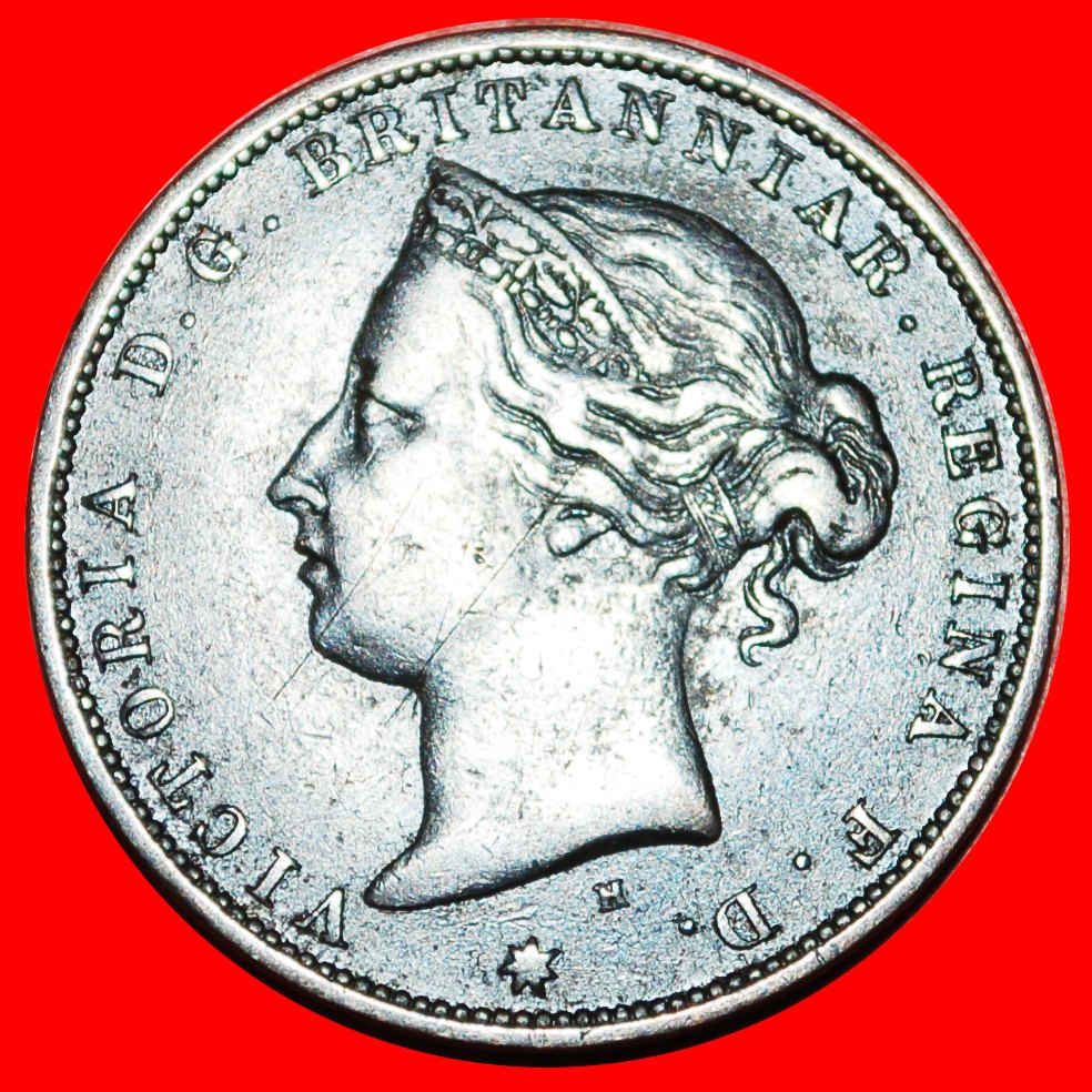  * GREAT BRITAIN (1877-1894): JERSEY ★ 1/24 SHILLING 1877H! INTERESTING TYPE! LOW START ★ NO RESERVE!   