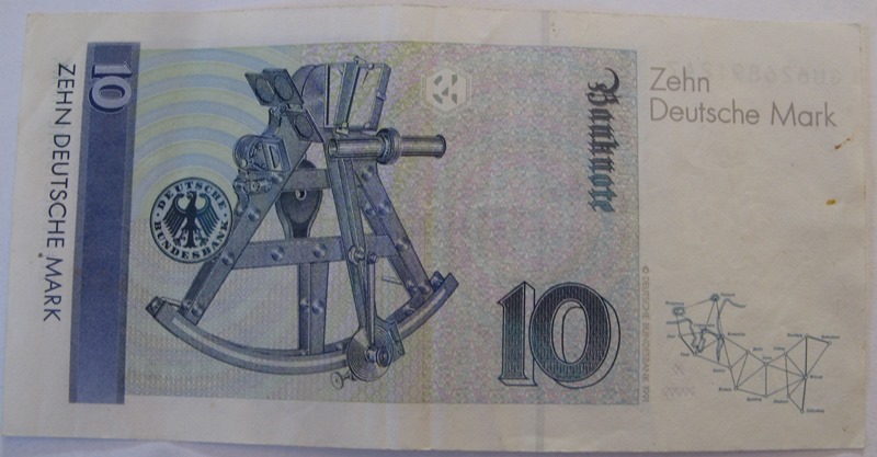 1999, 10 Mark, Germany (Post unification), Banknote   