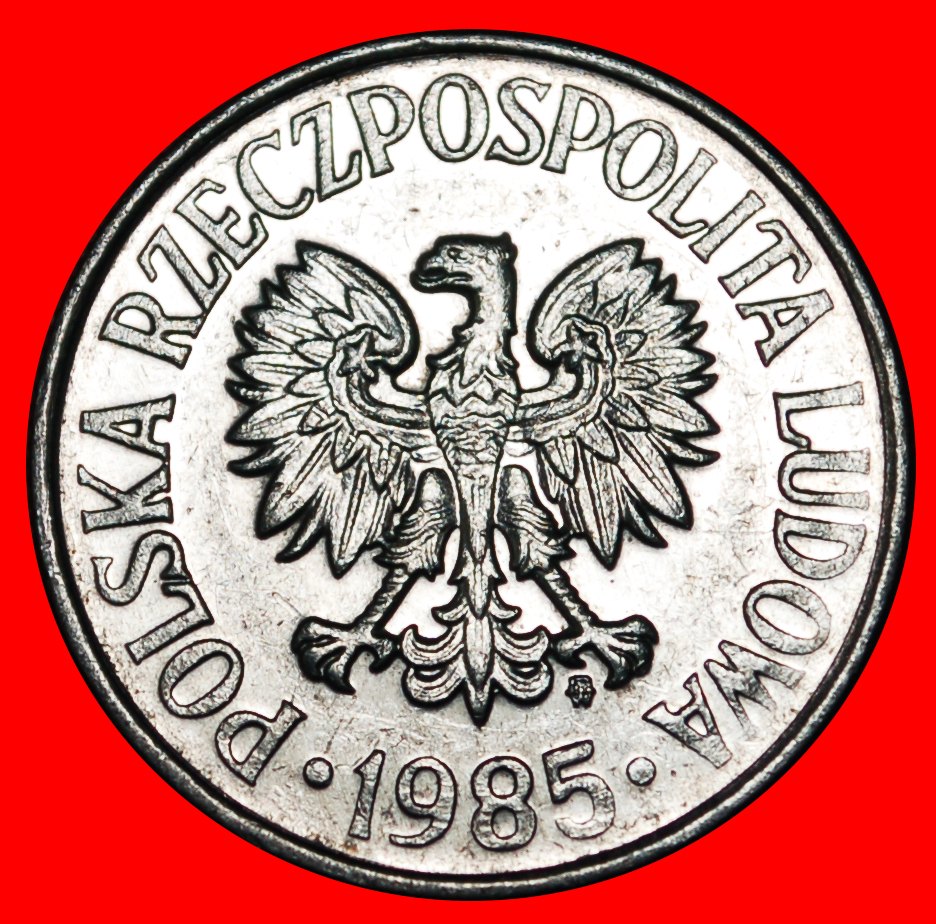  * STARS ON EAGLE 1957-1986:POLAND★50 GROSZES 1985 MINT LUSTRE★TO BE PUBLISHED★LOW START★ NO RESERVE!   