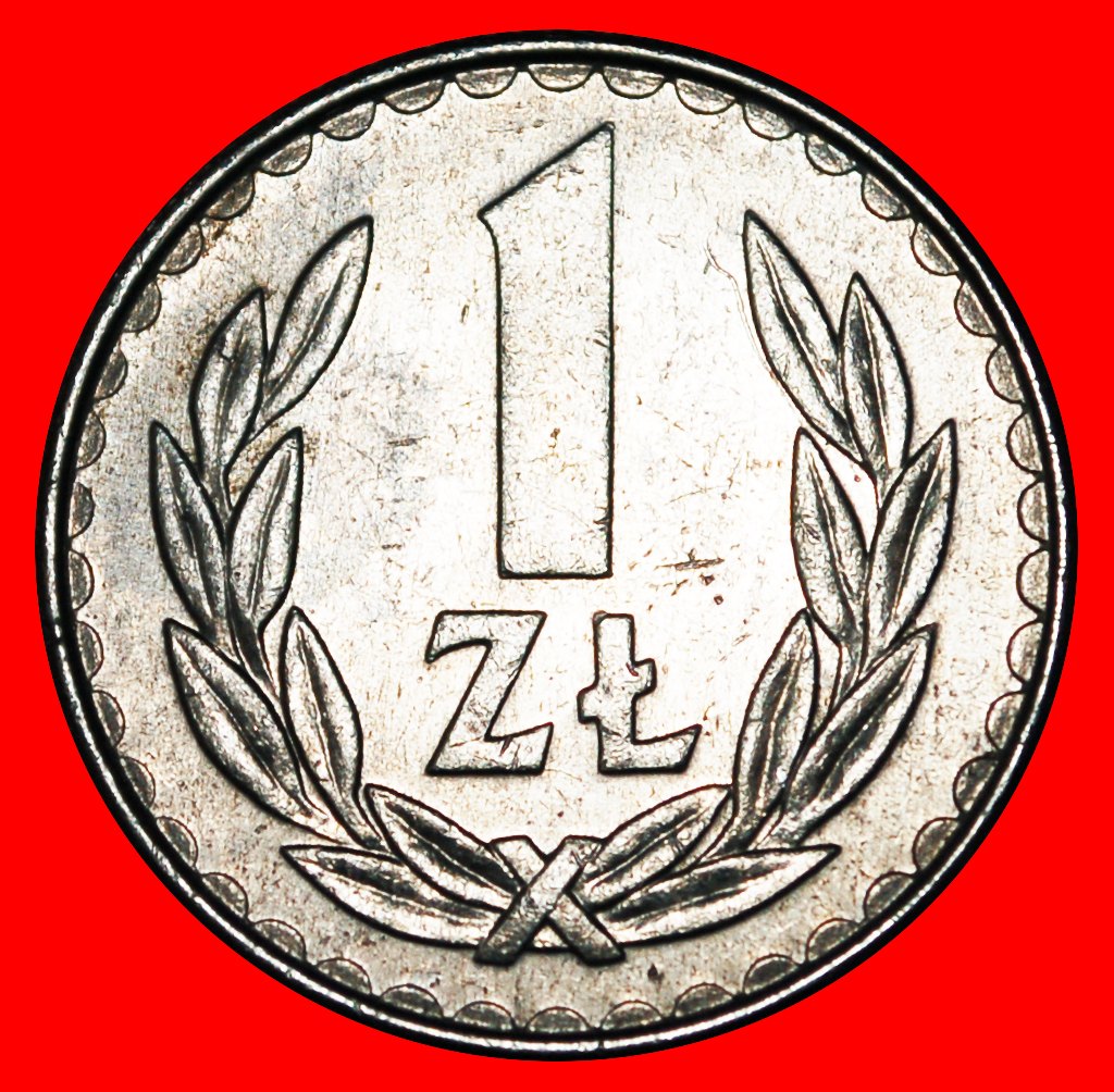  * GROSSER ADLER ~ KLEINES DATUM (1986-1988):  POLEN★ 1 ZLOTY 1988 uSTG STEMPELGLANZ! OHNE VORBEHALT!   